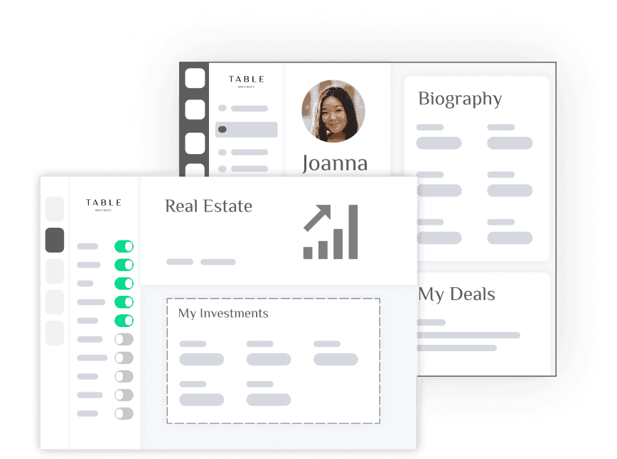 Table Investments manage processes